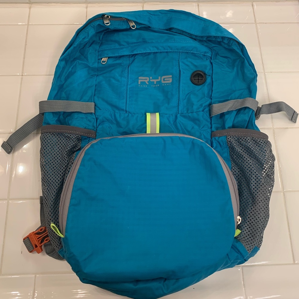 Raise Your Game Blue backpack hiking bag - RYG